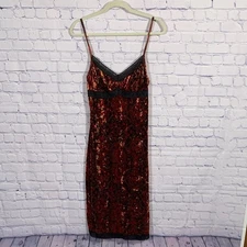 Rampage Womens VTG Velvet Midi Slip Dress Babydoll Dark Paisley XL Whimsigoth
