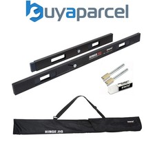 Trend H/JIG/A 2 Part Hinge Jig with x2 12x70mm Cutters Door Hinge Template