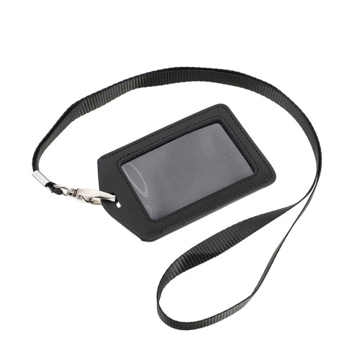 Astuccio porta tessere da lavoro personale ufficio porta badge identificativo con cordino - Foto 2 di 12