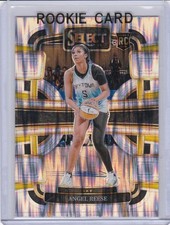 ANGEL REESE ROOKIE CARD 2024 Select Sky WNBA $$ SILVER FLASH PRIZM VARIATION RC!