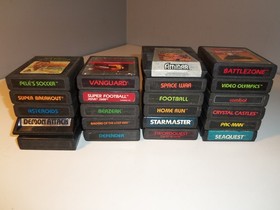 Lot of 22 Atari 2600 Games OEM Cartridges Only - 1 Mystery Game
