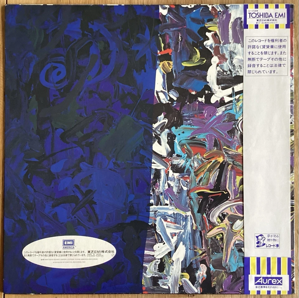 David Bowie - Tonight - LP 1984 Japon EMI EYS-91092 NM/NM Splendide! - Photo 2/4