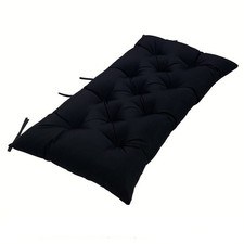 Outdoor Bench Cushion Black Non-Slip Patio Bench Cushions for Outdoor Furnitu...
