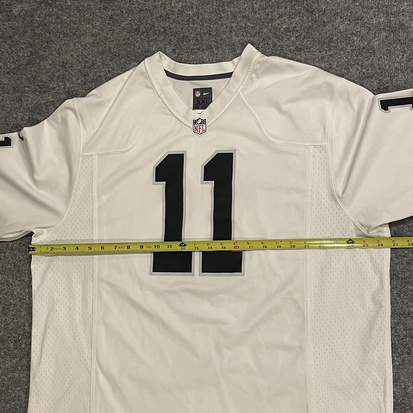 Oakland Raiders Sebastian Janikowski 11 Nike On Field Jersey Mens 2XL White NFL thumbnail 9