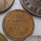 VINTAGE LOT 8 ASSORTED THE SHAMROCK K & K CO.  NEW JUNCTIONTAVER×++TOKENS  — photo 3