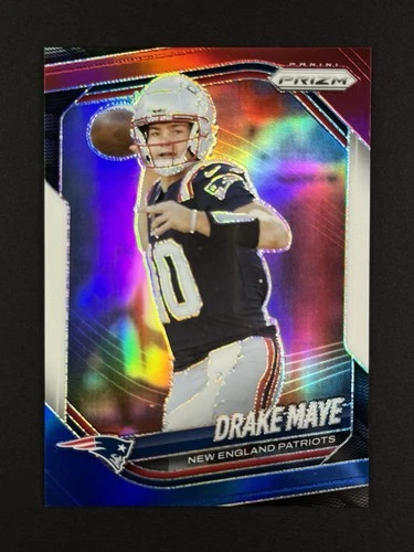 2025 Panini Prizm - Drake Maye #165 Red White & Blue Prizm