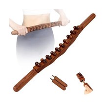 Wood Therapy Guasha Wood Stick Massage Tools,Lymphatic Drainage Massage Stick...