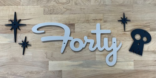 Mid Century Hauszahlen Buchstaben normale Größe und lustige Formen - Bild 75 von 124