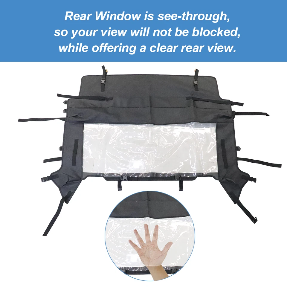 Комплект пыли для заднего окна вездехода Polaris RZR S 900 XP 1000 Turbo EPS 2014-2023 - Изображение 2 из 4