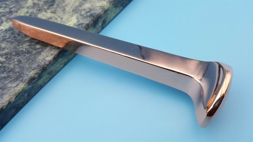 Rose Gold Railroad Spike Mirror Finished Titanium Coated Stainless Construction  - Picture 3 of 4