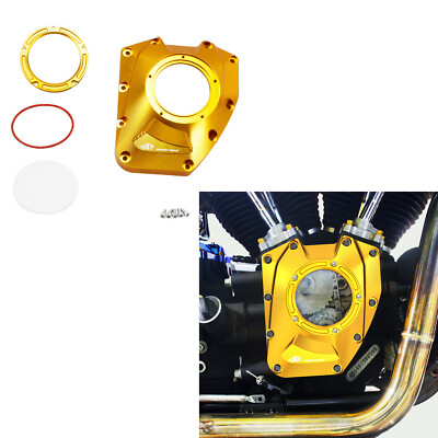 Gold Camshaft Cover for Harley 01-2017 Dyna FXDB FXDF FXDC FXD FXDWG FXDL FXDLS