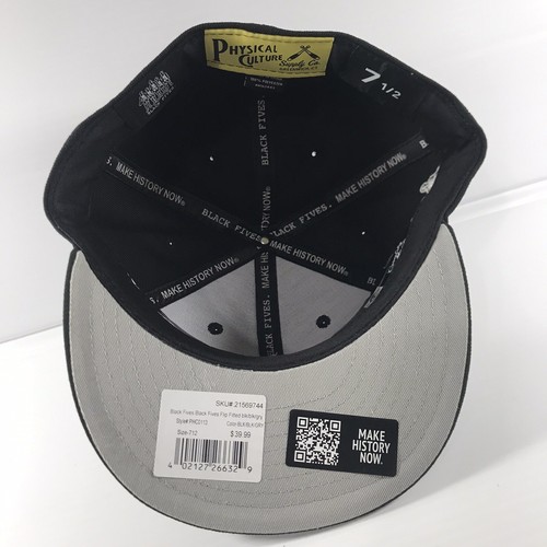 Gorra Physical Culture Black Fives ajustada talla 7 1/2 negra - Imagen 6 de 7
