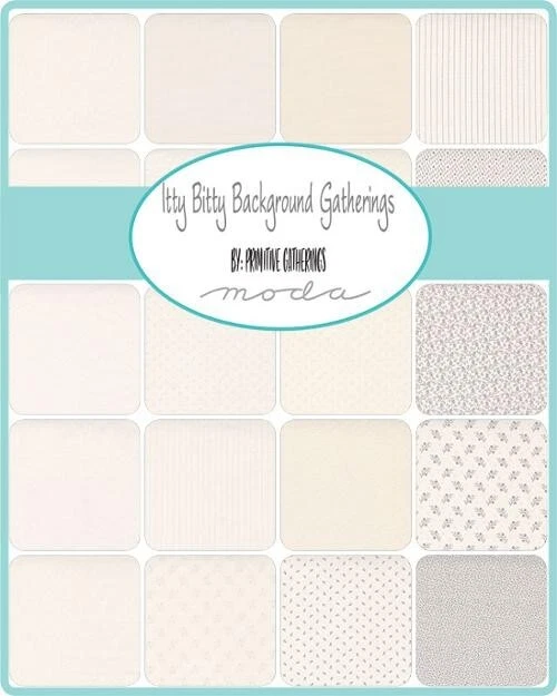 Itty Bitty BG Gath 9 x 22 Cut 49280F8 Moda Precuts 25 piece Fat Eighth Bundle P - Image 2 of 4