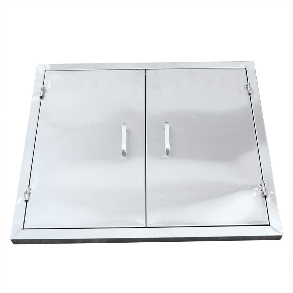NEW Double Doors Access Door Stainless Steel For Kitchen Island Outdoor