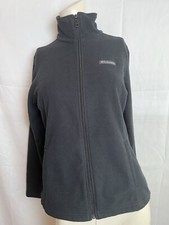 Columbia Fleece Jacket Women's Black Full Zip Cozy Comfort Casual Small