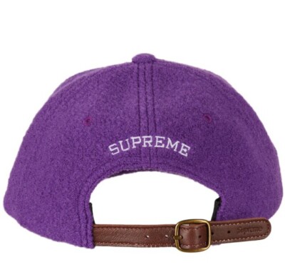 帽子 Supreme - Wool S Logo 6-Panel cap purple Supreme Boiled Wool S Logo 6-Panel Cap Purple FW22 | eBay
