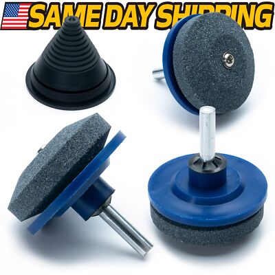 (3pc) Blade Sharpener w/Balancer for Cub Cadet MTD Troy-Bilt Craftsman Poulan