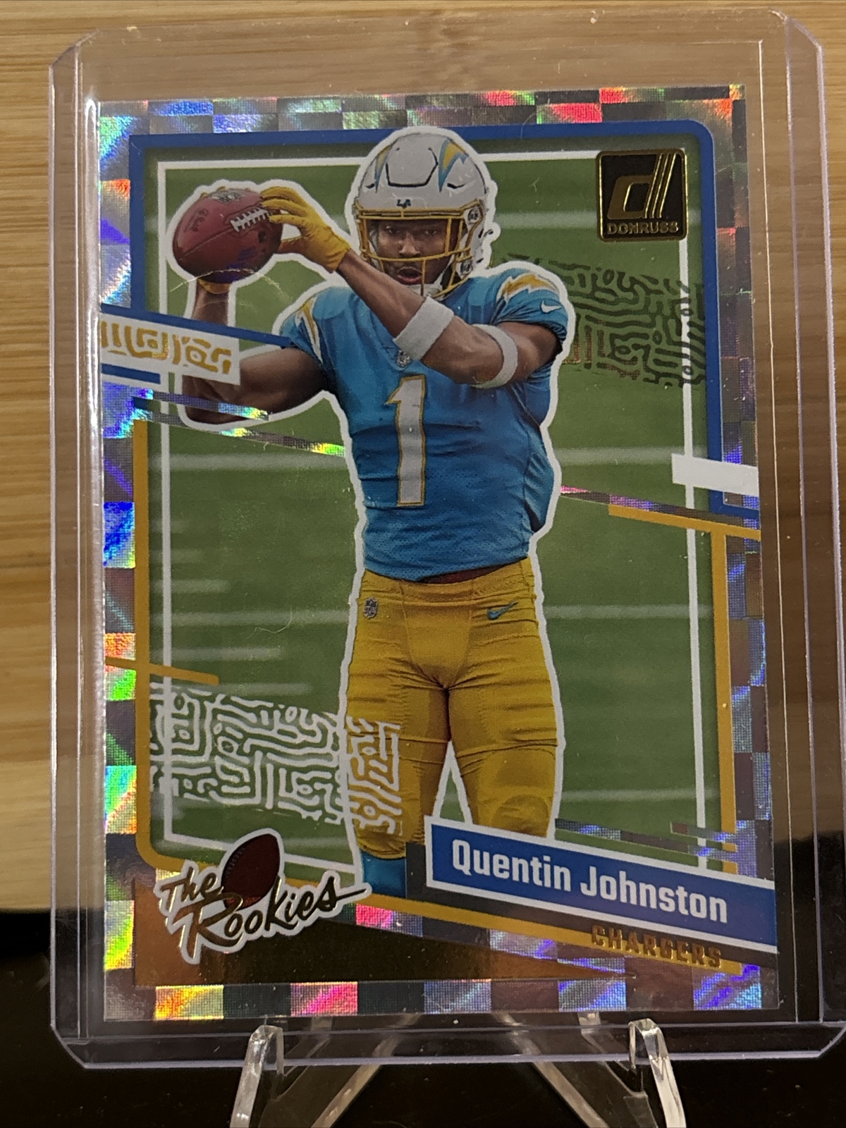🔥2023 Panini Donruss RC QUENTIN JOHNSTON THE ROOKIES Silver no.8 Chargers🔥