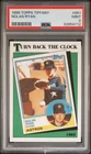 1988 Topps Tiffany #661 Nolan Ryan Turn Back Clock Houston Astros PSA 9 Mint