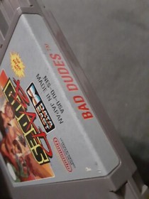 Bad Dudes (Nintendo Entertainment System, 1990) NES Game Cartridge Tested 