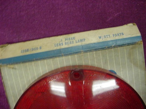 Ford Fairlane / Falcon 1962 - 1963 NOS Red Tail Light Lense - Picture 2 of 3