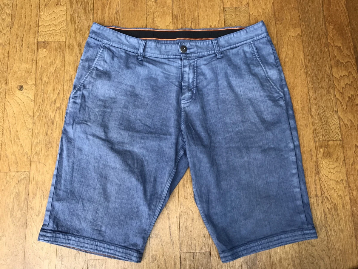 TOM TAILOR ~ Men\'s “Josh Regular Slim” Fit Blue Shorts ~ Size 38 | eBay