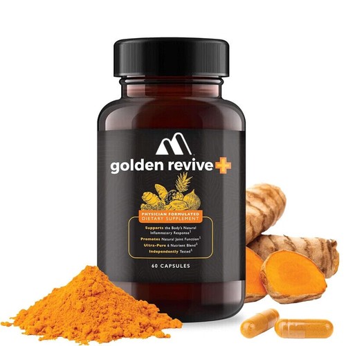 Golden Revive + soporte articular que contiene quercetina, magnesio y cúrcuma - Imagen 5 de 8