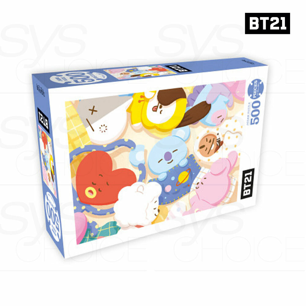BTS BT21 Official Authentic Goods 500pieces JIGSAW PUZZLE 4type+