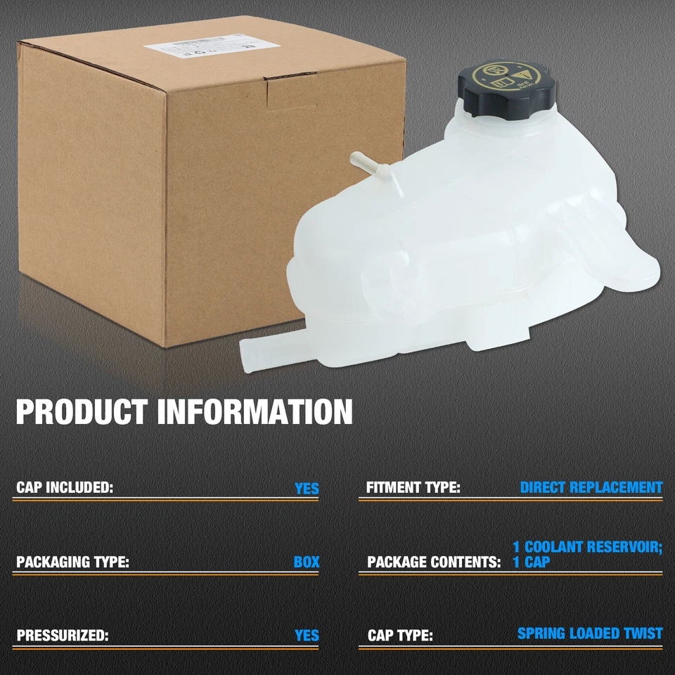 For Chevrolet Sonic 2012-2020 Expansion Tank 42609220 95048411 Reservoir Coolant Foto 3 de 4