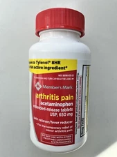 Member's Mark Arthritis Pain, Acetaminophen Tablets, 650 mg ( 200 ct )