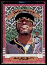 2019 Optic Pink Velocity Starling Marte Pittsburgh Pirates #24 65/199