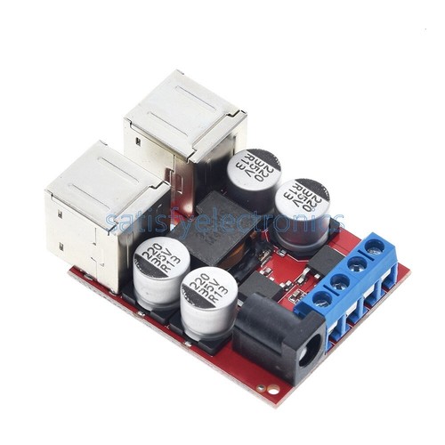 Modulo di ricarica veicolo DC-DC 8V-35V a 5 V 8A 4 porte uscita USB caricabatterie mobile F - Foto 1 di 1
