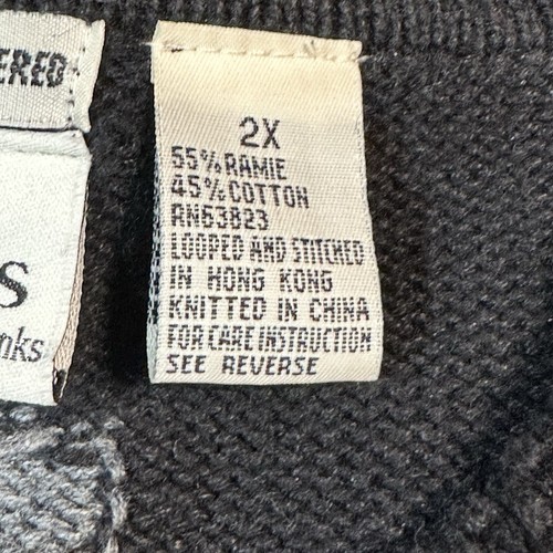 90’s Vtg CJ Banks Black Button Cardigan Snowman Holiday Sweater | Women’s 2X - Picture 9 of 11