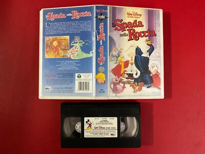 VHS Walt Disney - LA SPADA NELLA ROCCIA I Grandi Classici (ITA 1986) VS 4158