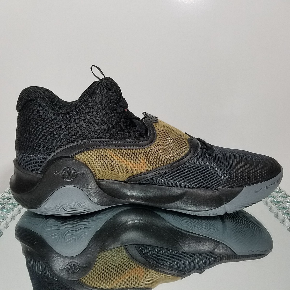 Size 12 - Nike KD Trey 5 X Black Metallic Gold for sale 