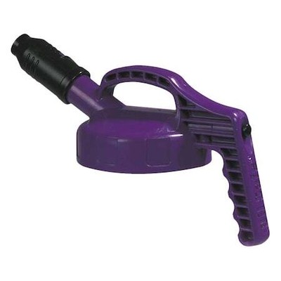 Oil Safe 100507 Stumpy Spout Lid,W/1 In Outlet,Purple