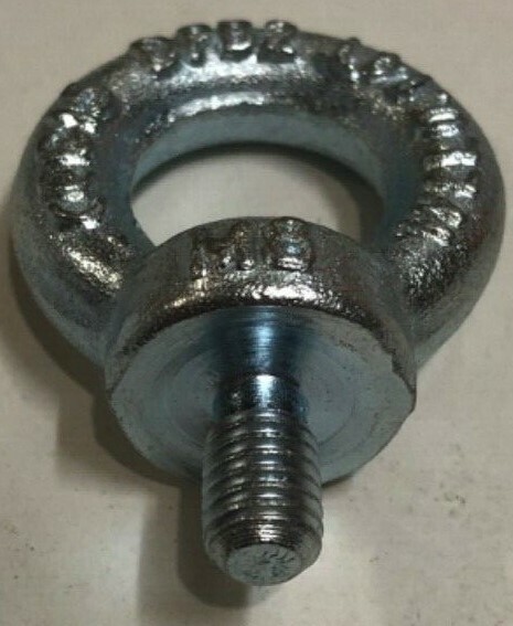 M6,M8,M10,M12,M16,M20,M24, BZP, LIFTING EYEBOLTS, DIN 580, TESTED ...