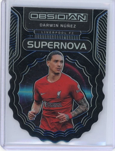 Darwin Nunez 2022-23 Panini Obsidian Supernova Electric Etch Blue /20 #10