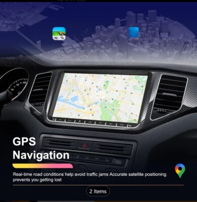 Double 2 Din 9 inch Touch Screen Android 10 Car Stereo Radio GPS Navi WiFi 2+64G