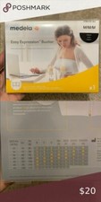 Medela Easy Expression Bustier, Black, Medium Pumping Breastfeeding Support NEW