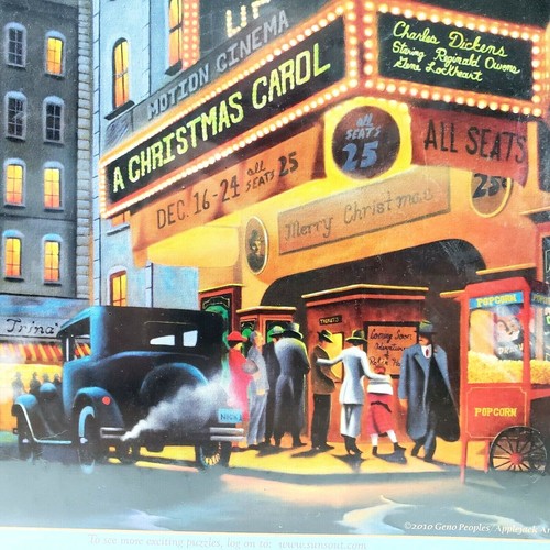 Sunsout Theater District 500 Piece Jigsaw Puzzle By Geno Peoples Sealed - Picture 3 of 7