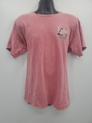 RFBF Men's Pre Shrunk Washed Pink ''TENNESSEE AQUARIUM'' Shirt Size Large