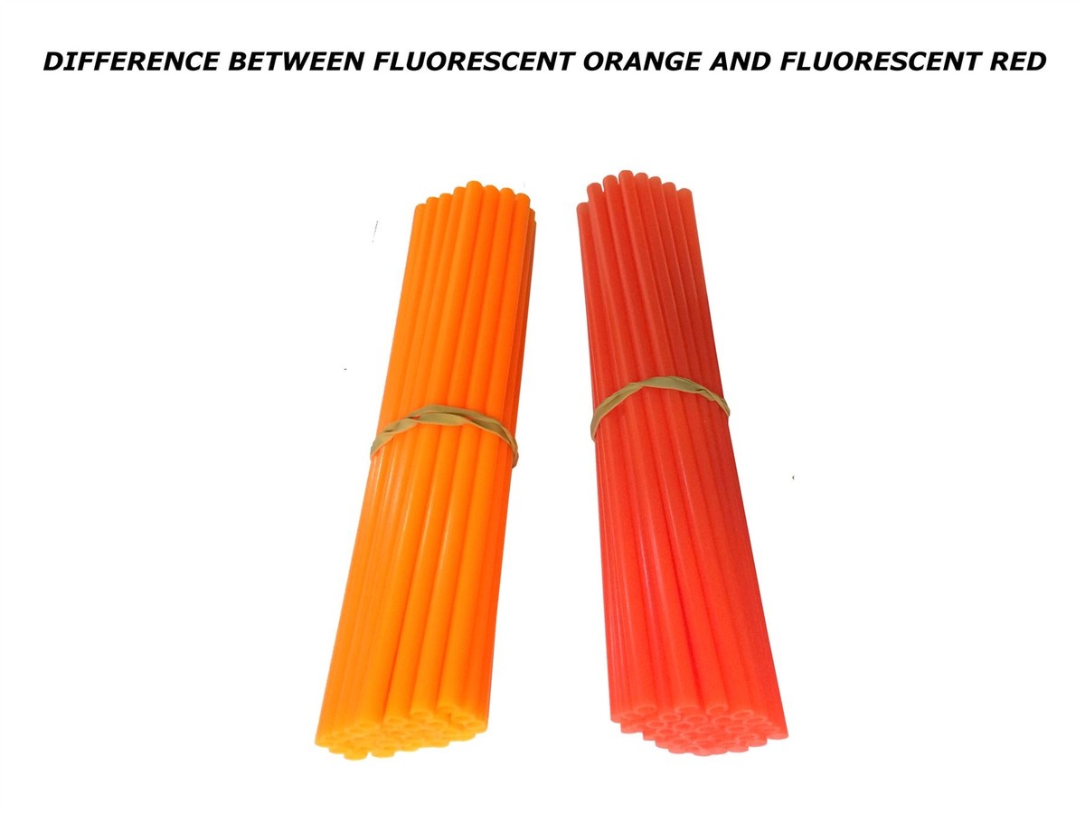 Wheel Spoke Protectors Fluor Red 18