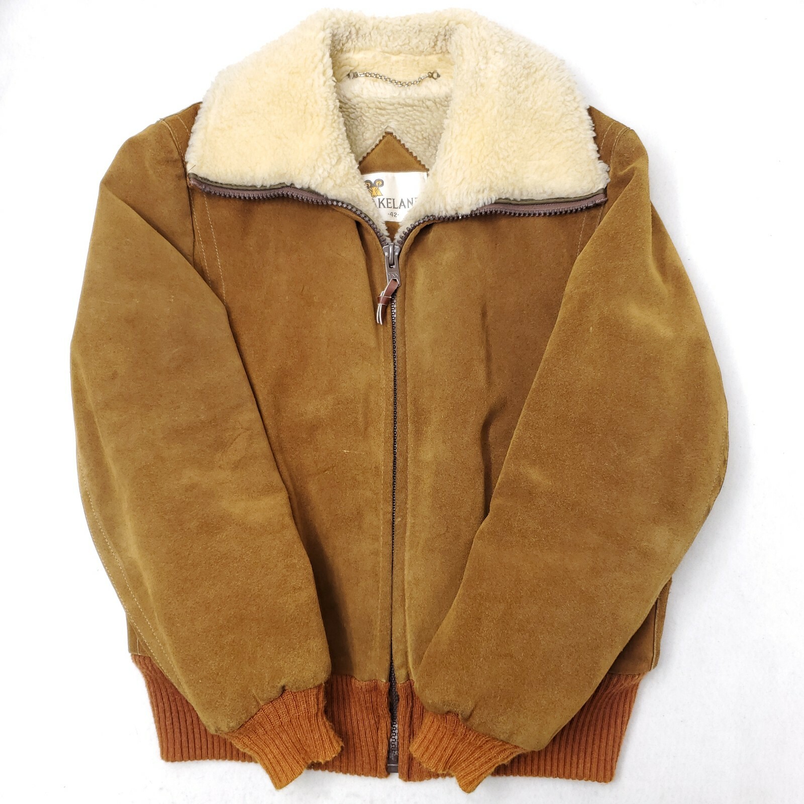 Vintage 80s/90s Lakeland Mens Shearling 