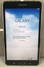 AS-IS Samsung Galaxy Tab 4 7in SM-T231 8GB, Wi-Fi Only - Broken Home Button