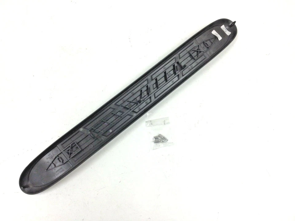 Chevrolet Silverado GMC Sierra 2007-2014 barra de escalón redonda cromada almohadilla negra OEM Foto 2 de 4