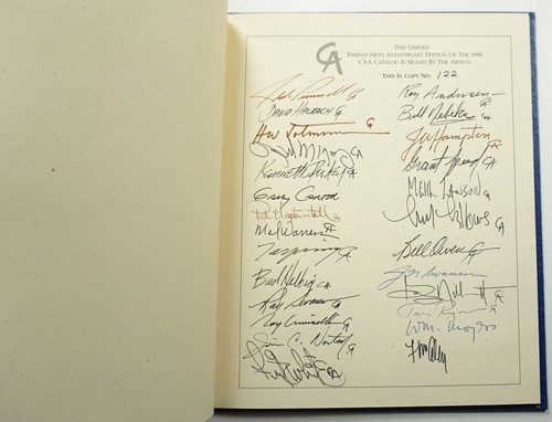 Cowboy Artists of America 25th 1990 SIGNED by 26 Artists Ltd Ed HC Western Art - Picture 5 of 9