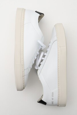 Common Projects Woman Achilles Low Black White Size 40/US 10