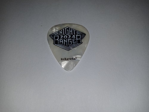 NIGHT RANGER Classic Rock Band 2024 Concert Tour Pearl GUITAR PICK #6