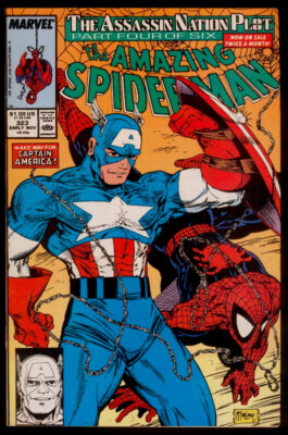 少年漫画 Captain America #323 Marvel Comics The Amazing SPIDER-MAN #323 Captain America